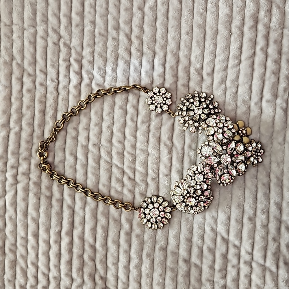 J. Crew Women's statement crystal necklace
